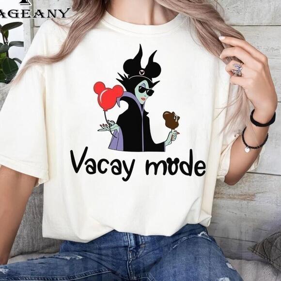 Other - Vacay Mode Maleficent Queen Sleeping Beauty Villain Retro T Shirt
